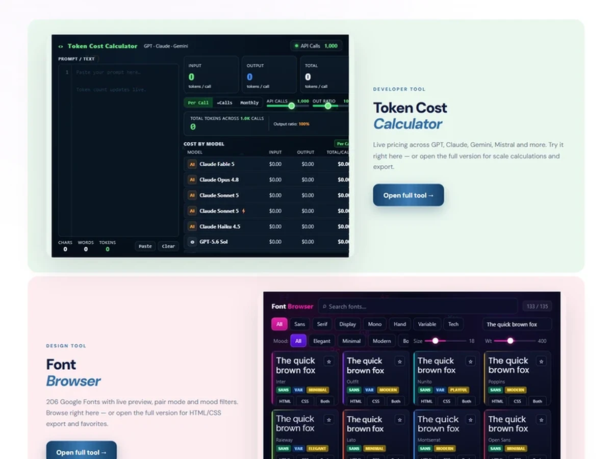 Developer tools