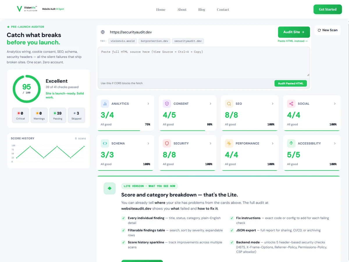 Website Audit AI Agent